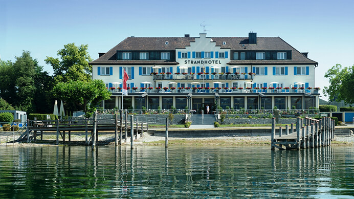 Seesicht Strandhotel Löchnerhaus
